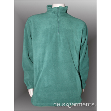 Polar Fleece von 100% Polyester -Mann Halb -Reißverschluss -Top